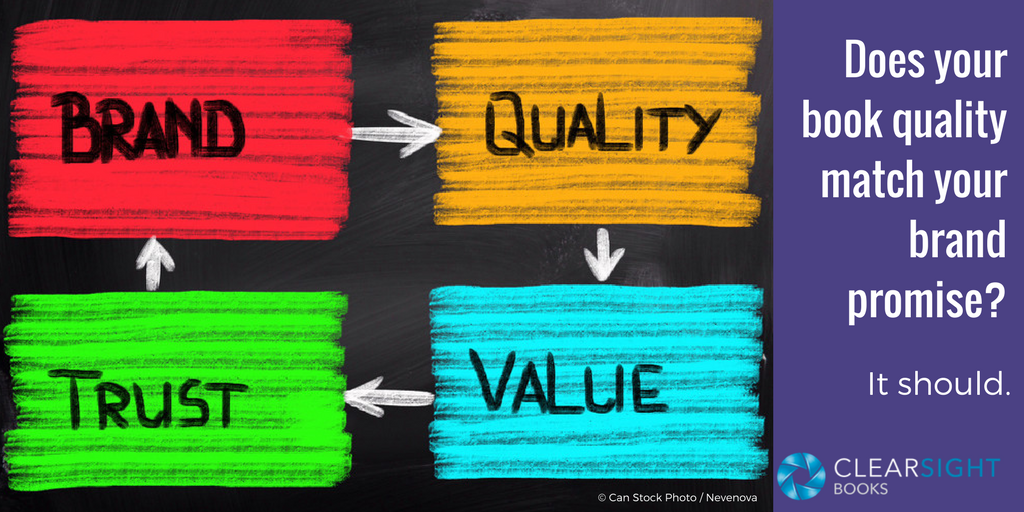 book quality strategy cycle of Brand, Quality, Value, Trust