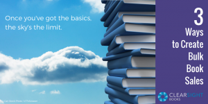 image of stack of books to the sky
