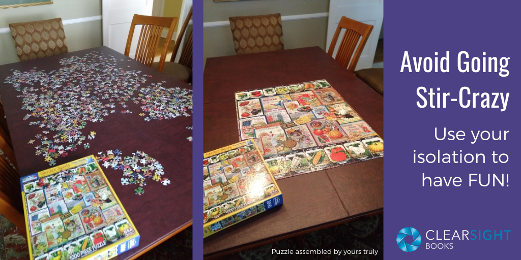 jigsaw puzzle: before and after