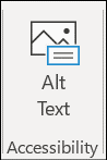Microsoft Office alt text button